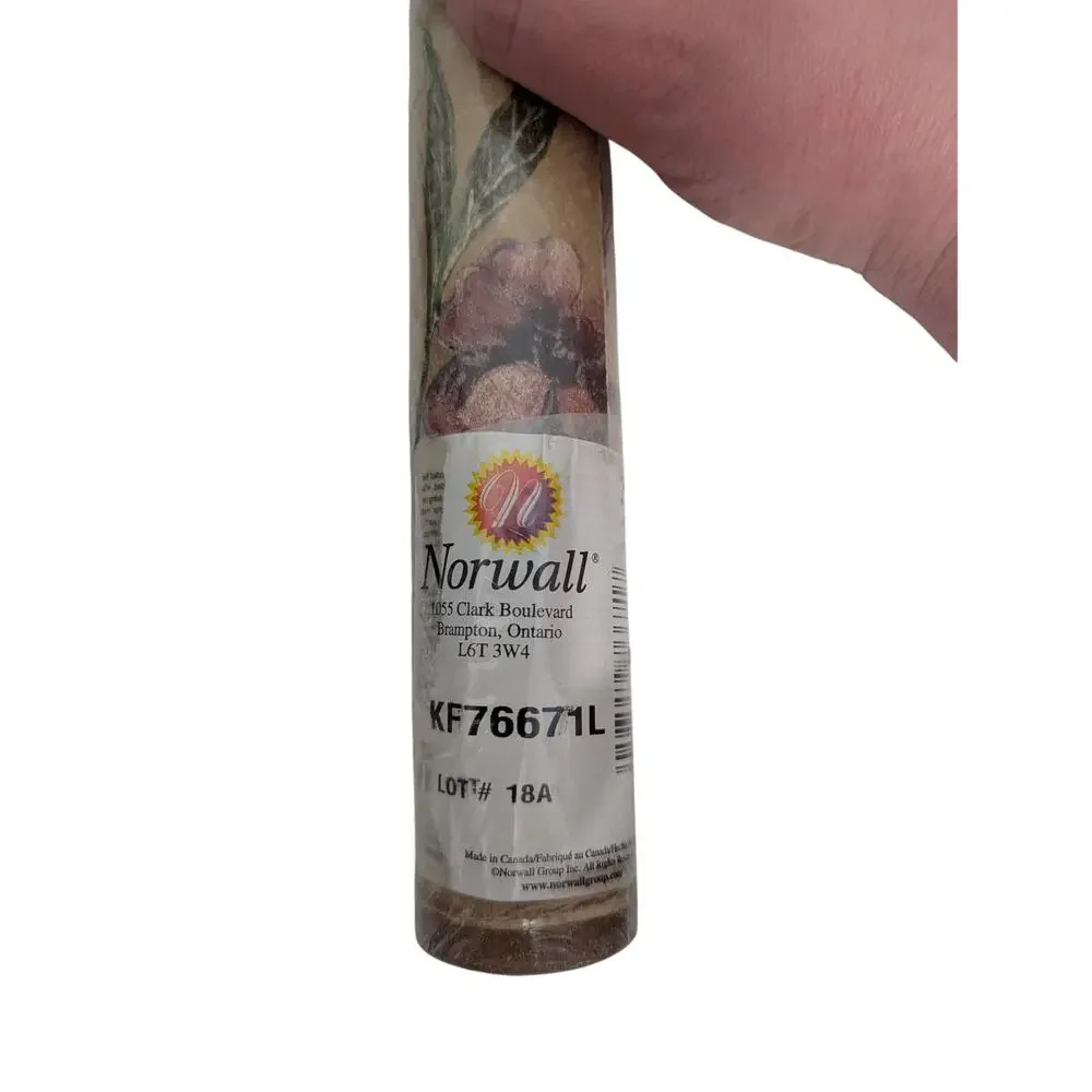 Norwall Floral Prepasted Wallpaper Border 3 Rolls